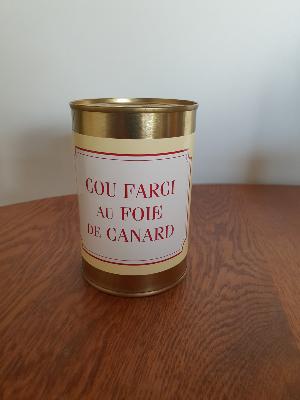 Cou farcie au foie de canard